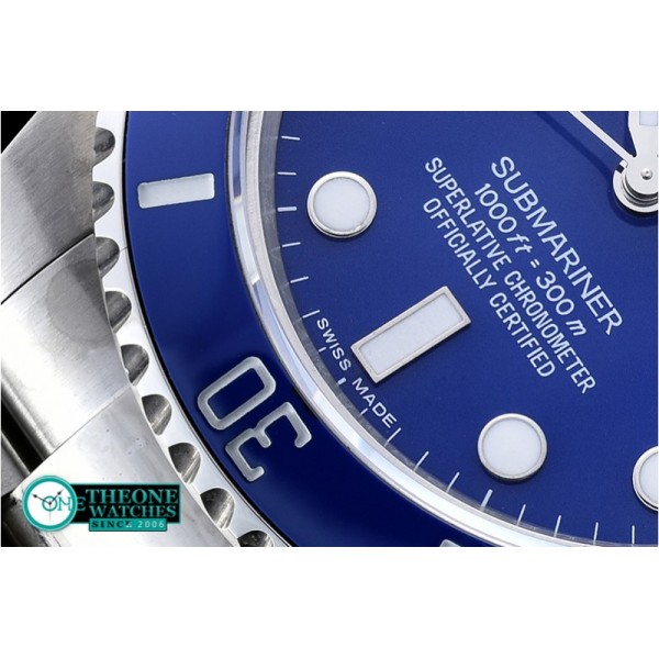 Rolex - Submariner 116619 SS/SS Blue BP Ult A3135 Mod