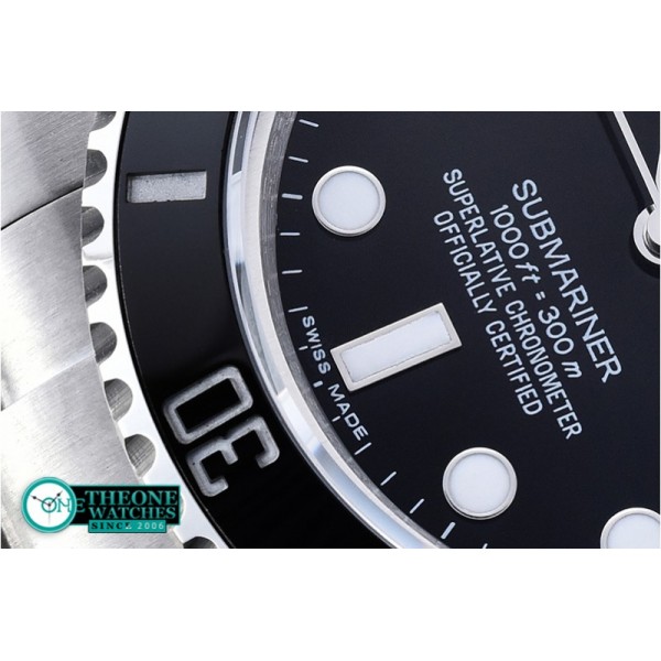 Rolex - Submariner 116610 SS/SS Black BP Ult A3135 Mod