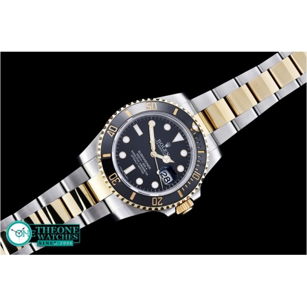 Rolex - Submariner 116613 YG/SS Black BP Ult A3135 Mod