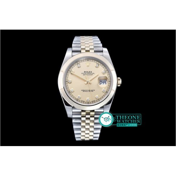 Rolex - DateJust 2 Wrap YG/SS Smt Gold/Diams Jub Noob A3235