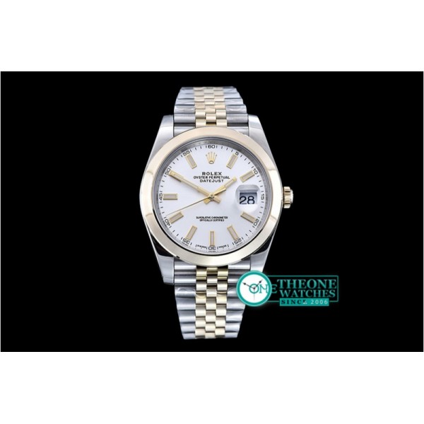 Rolex - DateJust 2 Wrap YG/SS Smt Silv Wht St Jub Noob A3235