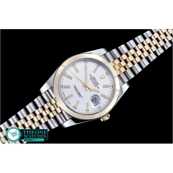 Rolex - DateJust 2 Wrap YG/SS Smt Silv Wht St Jub Noob A3235