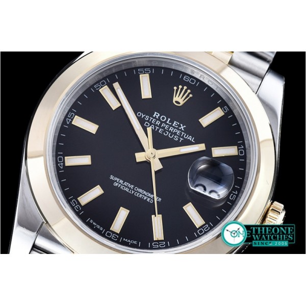 Rolex - DateJust 2 Wrap YG/SS Smt Blk Stk Jub Noob A3235