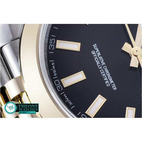 Rolex - DateJust 2 Wrap YG/SS Smt Blk Stk Jub Noob A3235