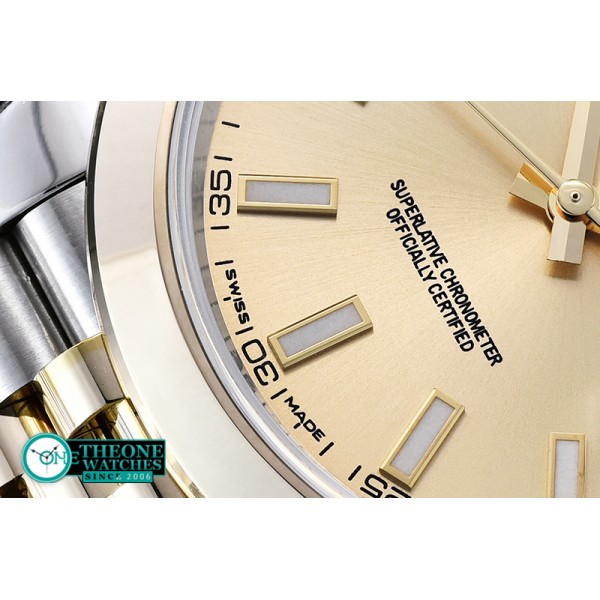 Rolex - DateJust 2 Wrap YG/SS Smt Gold Stk Jub Noob A3235