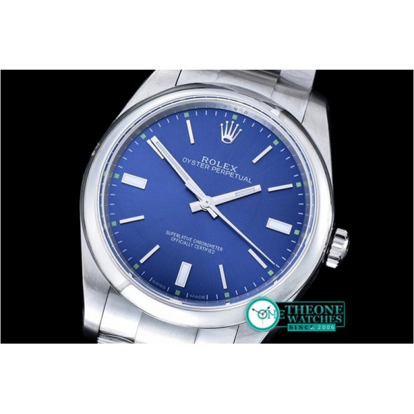 Rolex - Oyster Pert. 39mm 114300 SS/SS Blue JF A3132 Mod