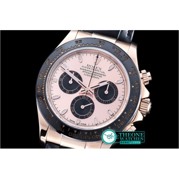 Rolex - Daytona Ref.116515 RG/LE Rose/Blk Noob A7750 Mod