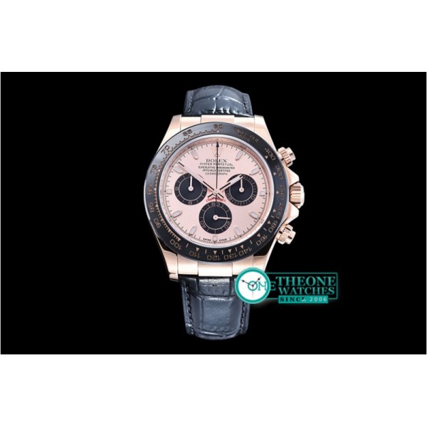 Rolex - Daytona Ref.116515 RG/LE Rose/Blk Noob A7750 Mod