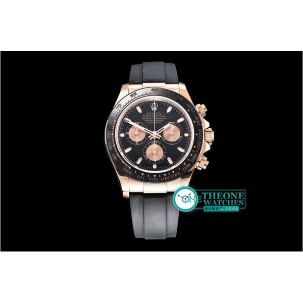 Rolex - Daytona Ref.116515 RG/RU Black/Rose Noob A7750 Mod