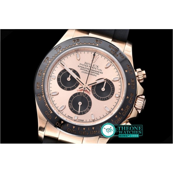 Rolex - Daytona Ref.116515 RG/RU Rose/Blk Noob A7750 Mod