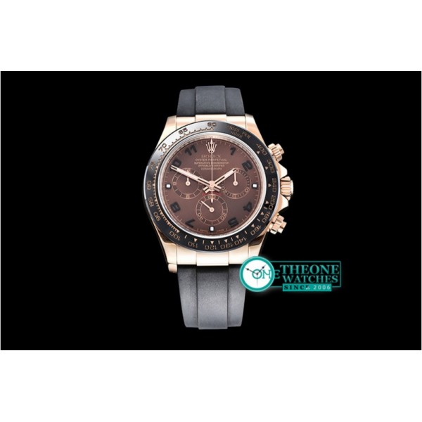 Rolex - Daytona Ref.116515 RG/RU Brown Num Noob A7750 Mod