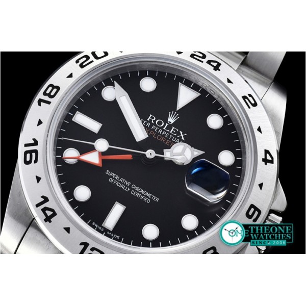 Rolex - Explorer II Ref.216570 SS/SS Black BP A3187 Mod