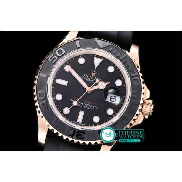 Rolex - YachtMaster 116655 40mm RG/RU Black BP Ult A3135 Mod