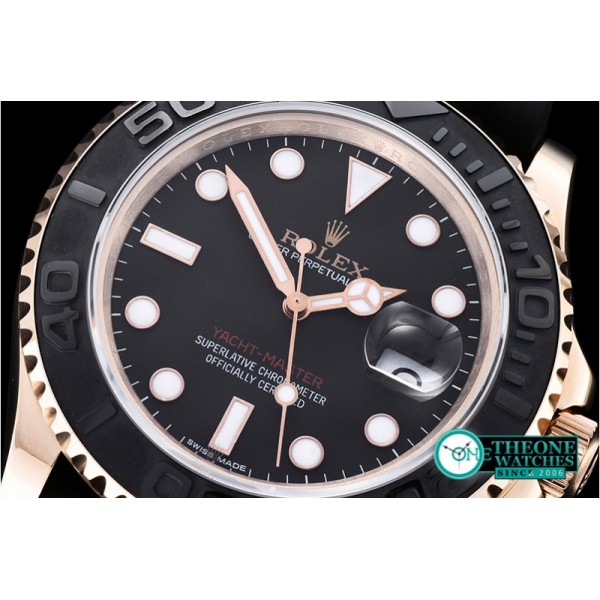 Rolex - YachtMaster 116655 40mm RG/RU Black BP Ult A3135 Mod