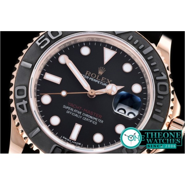 Rolex - YachtMaster 116655 40mm RG/RU Black BP Ult Swiss 2836