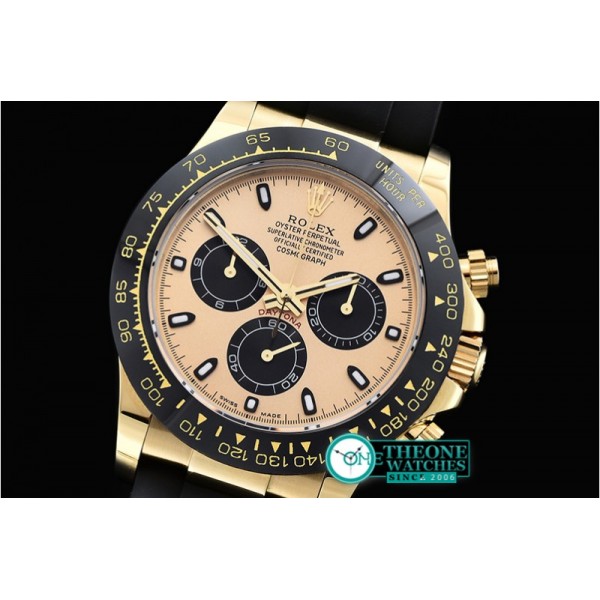 Rolex - Daytona Cer YG/RU Gold Stk BP Ult A7750 Mod