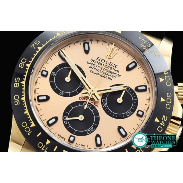 Rolex - Daytona Cer YG/RU Gold Stk BP Ult A7750 Mod