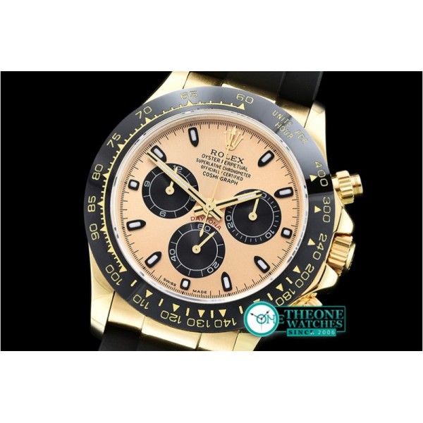 Rolex - Daytona Cer YG/RU Gold Stk BP A7750