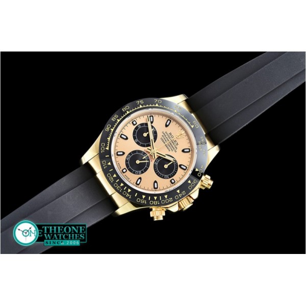 Rolex - Daytona Cer YG/RU Gold Stk BP A7750