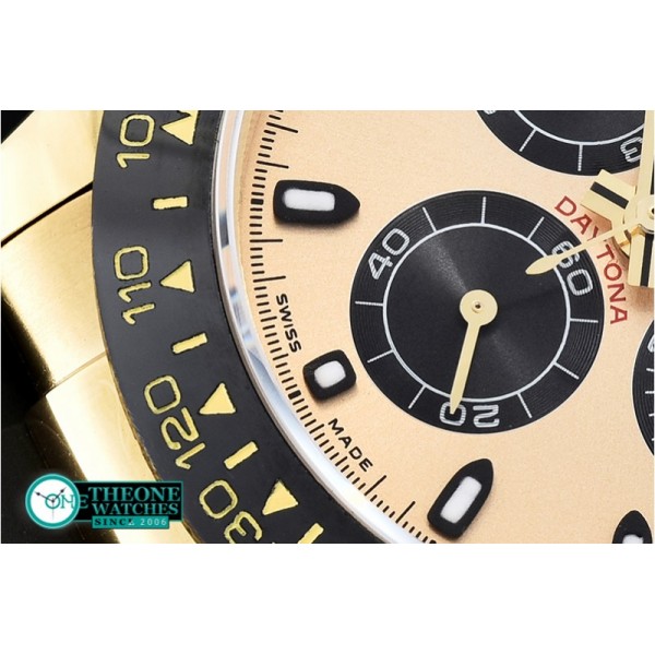 Rolex - Daytona Cer YG/RU Gold Stk BP A7750