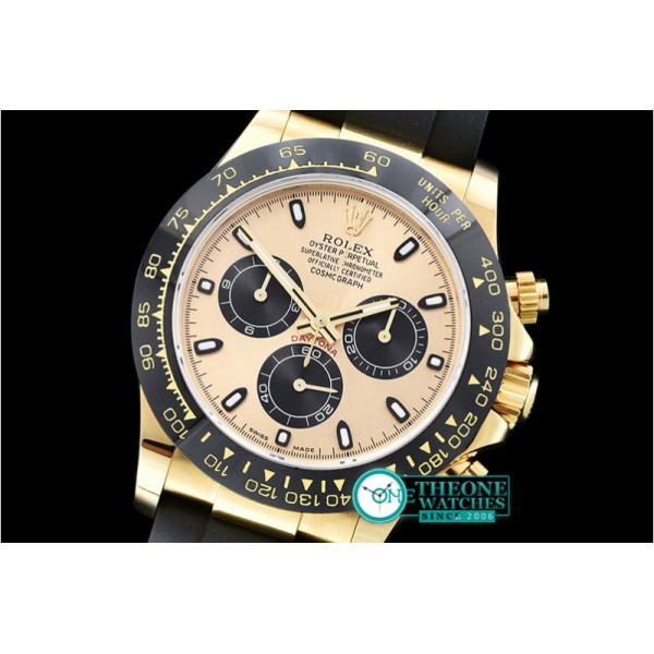 Rolex - Daytona Cer Wrapped YG/RU Gold Stk BP Ult A7750 Mod