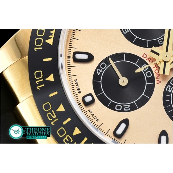 Rolex - Daytona Cer Wrapped YG/RU Gold Stk BP Ult A7750 Mod