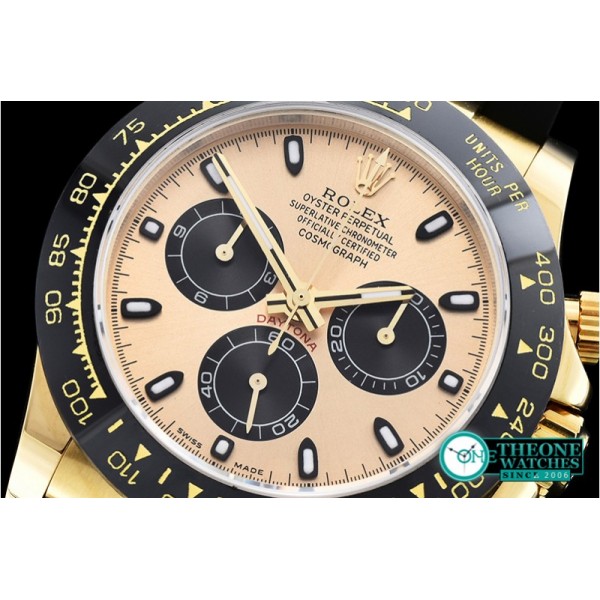 Rolex - Daytona Cer Wrapped YG/RU Gold Stk BP Ult A7750 Mod