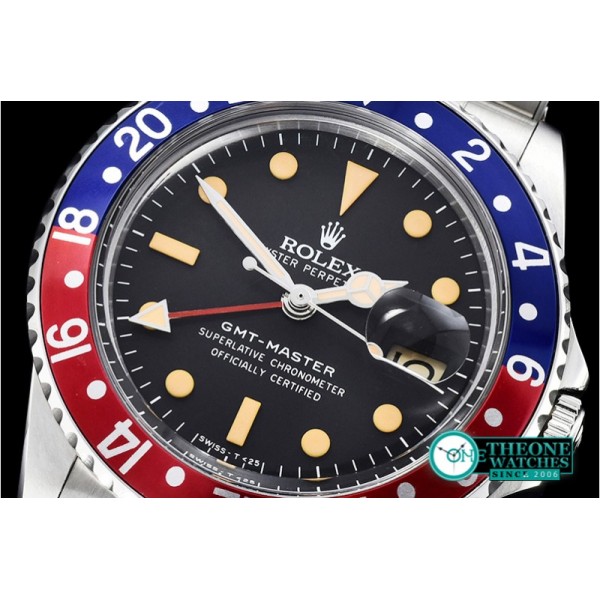 Rolex - GMT Master Ref.1675 Blue/Red SS/SS Swiss 2836 Mod