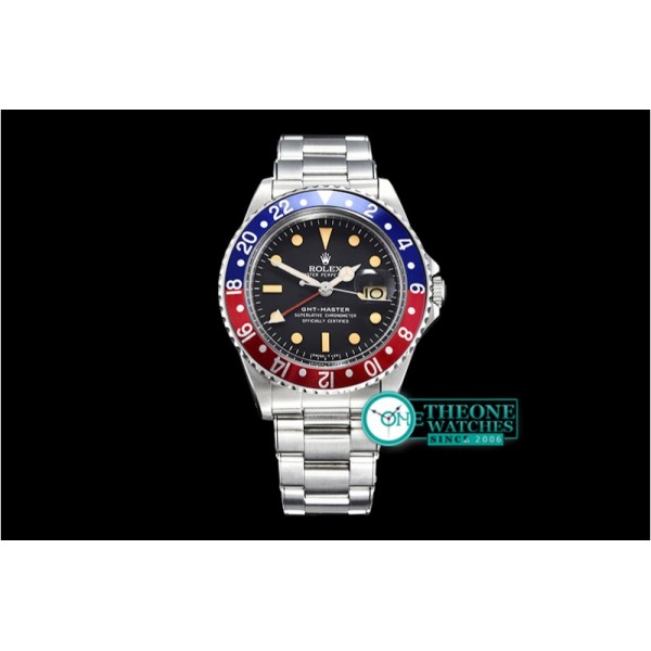 Rolex - GMT Master Ref.1675 Blue/Red SS/SS Swiss 2836 Mod