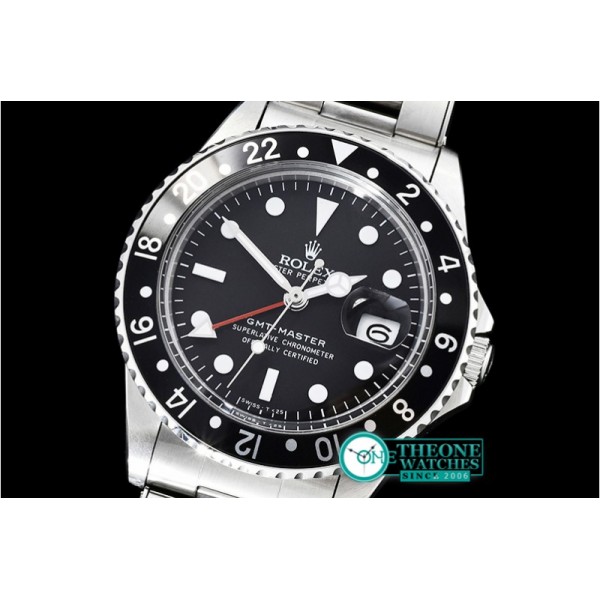 Rolex - GMT Master Ref.1675 Black SS/SS Lum. Swiss 2836 Mod