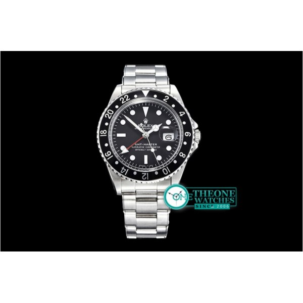 Rolex - GMT Master Ref.1675 Black SS/SS Lum. Swiss 2836 Mod