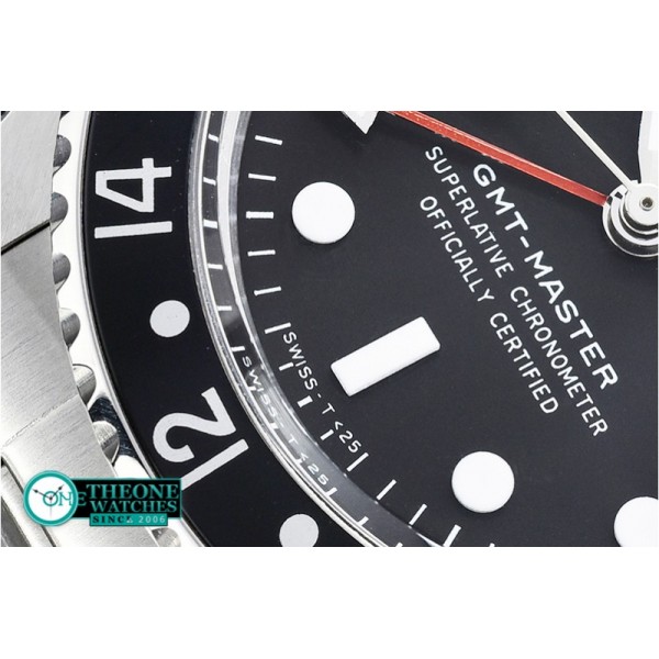 Rolex - GMT Master Ref.1675 Black SS/SS Lum. Swiss 2836 Mod