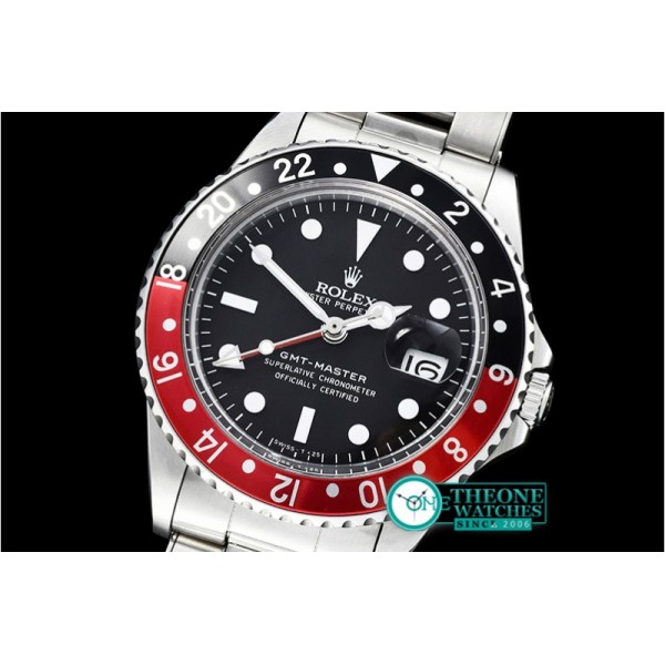 Rolex - GMT Master Ref.1675 Blk/R SS/SS Lum. Swiss 2836 Mod