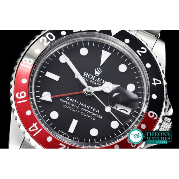 Rolex - GMT Master Ref.1675 Blk/R SS/SS Lum. Swiss 2836 Mod