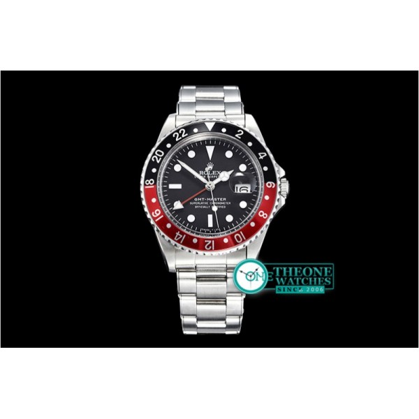 Rolex - GMT Master Ref.1675 Blk/R SS/SS Lum. Swiss 2836 Mod