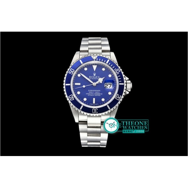 Rolex - Submariner Ref.16610 SS/SS Blue BP A3135 Mod