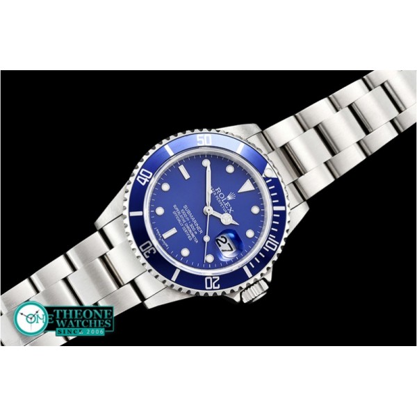 Rolex - Submariner Ref.16610 SS/SS Blue BP A3135 Mod