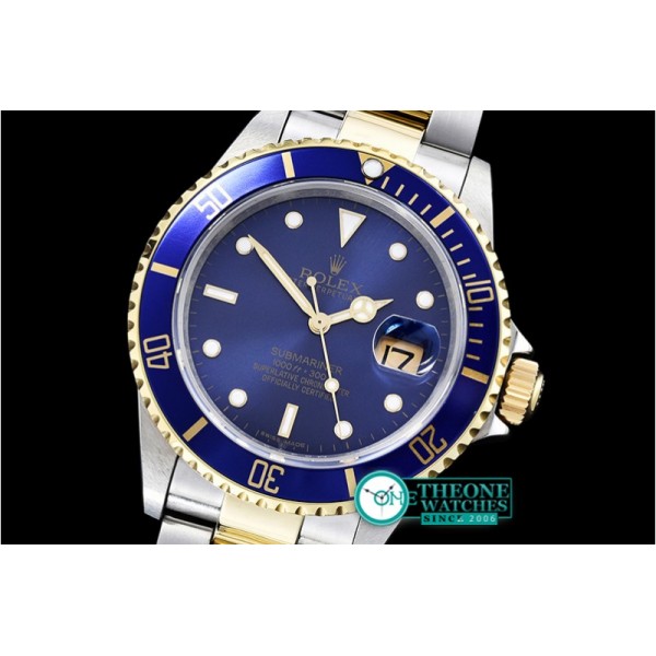 Rolex - Submariner 16613 YG/SS Blue BP Ult A3135 Mod