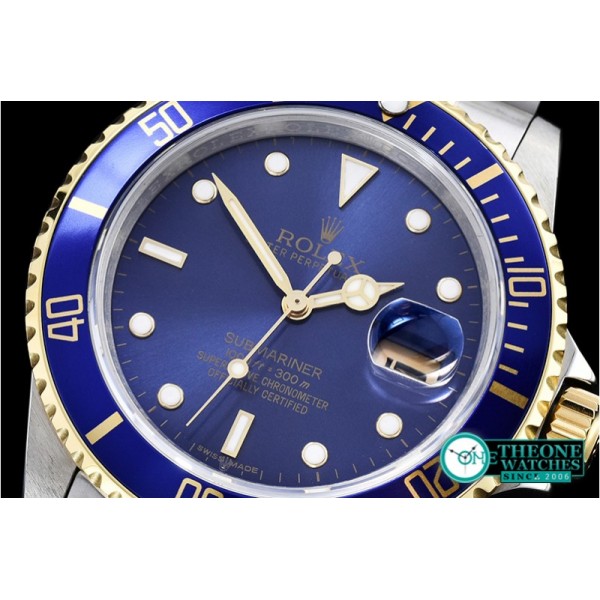 Rolex - Submariner 16613 YG/SS Blue BP Ult A3135 Mod