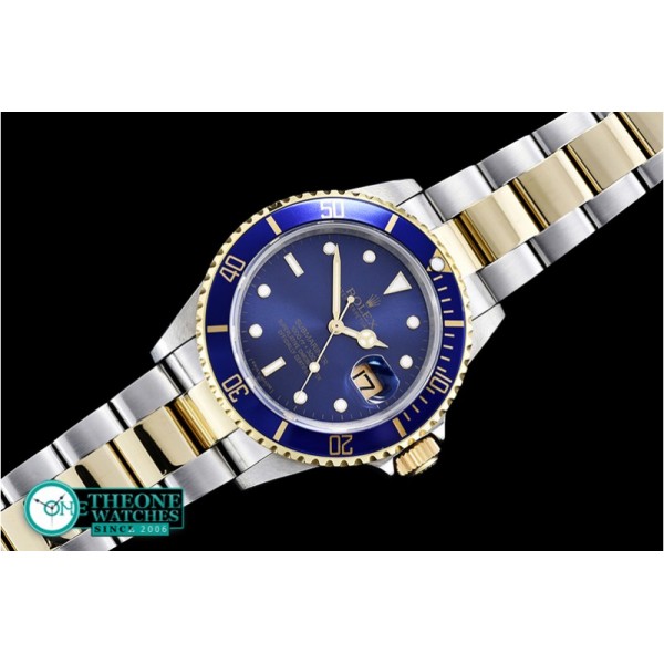 Rolex - Submariner 16613 YG/SS Blue BP Ult A3135 Mod