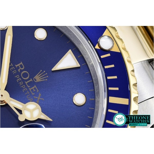 Rolex - Submariner 16613 YG/SS Blue BP Ult A3135 Mod