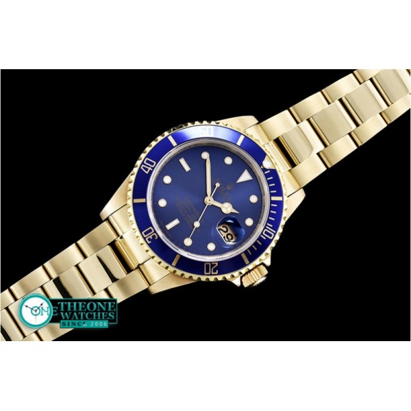 Rolex - Submariner 16618 YG/YG Blue BP Ult A3135 Mod