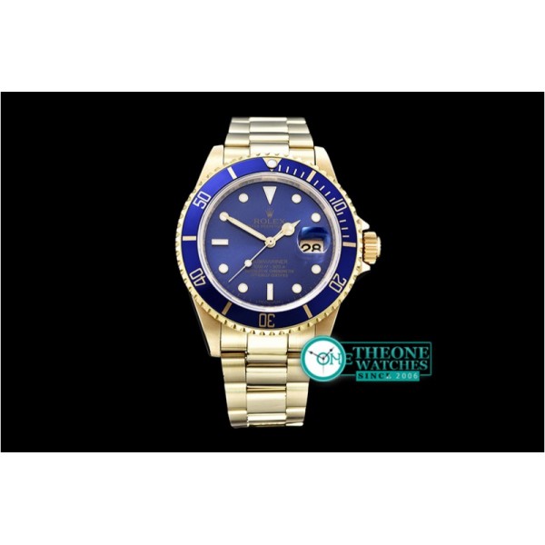 Rolex - Submariner 16618 YG/YG Blue BP Ult A3135 Mod