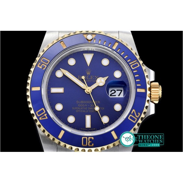 Rolex - Submariner 116613 YG/SS Blue BP Ult A3135 Mod