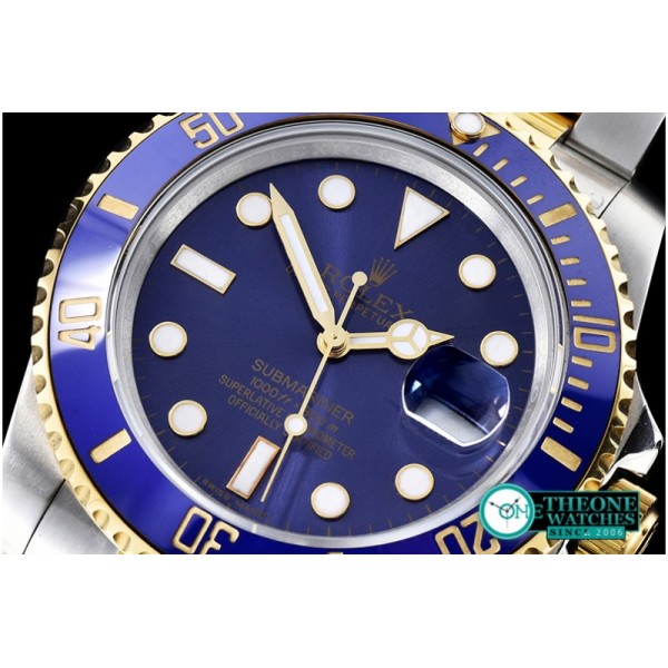 Rolex - Submariner 116613 YG/SS Blue BP Ult A3135 Mod