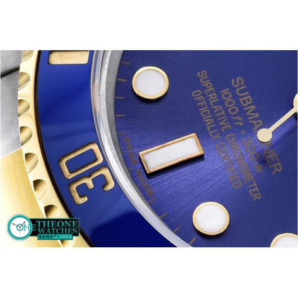 Rolex - Submariner 116613 YG/SS Blue BP Ult A3135 Mod