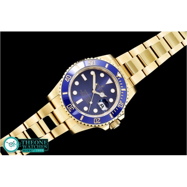 Rolex - Submariner 116618 YG/YG Blue BP Ult A3135 Mod