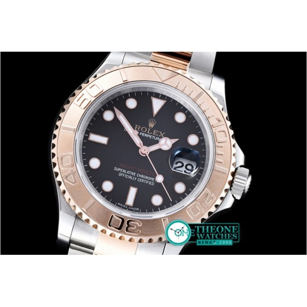 Rolex - YachtMaster 116623 40mm RG/SS Black BP Ult Asia 2836