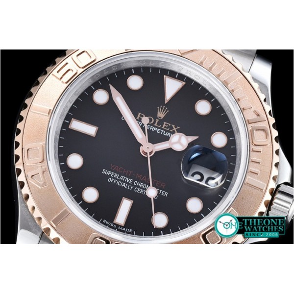 Rolex - YachtMaster 116623 40mm RG/SS Black BP Ult Asia 2836