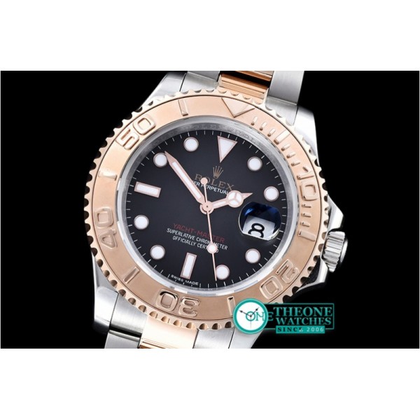 Rolex - YachtMaster 116623 40mm RG/SS Black BP Ult A3135 Mod